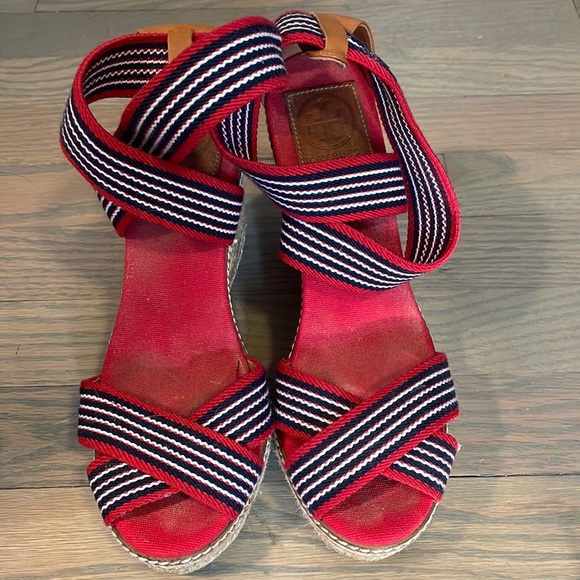 Tory Burch Shoes - Tory Burch wedge sandals